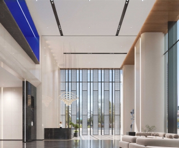 Modern Office Reception Desk-ID:961394079