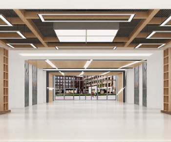 Modern Office Reception Desk-ID:927910095