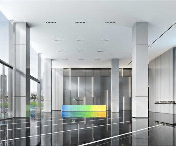 Modern Office Reception Desk-ID:365129959