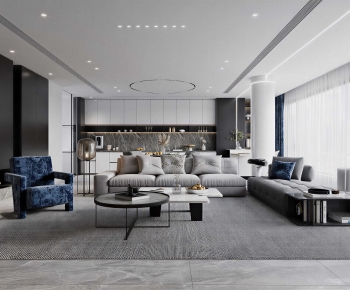 Modern A Living Room-ID:508372073