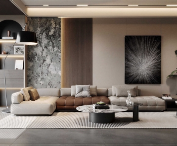 Modern A Living Room-ID:653966908