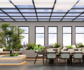 Modern Glass Sun Room-ID:413877963