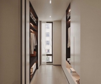 Modern Clothes Storage Area-ID:482711085