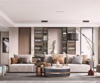 Modern A Living Room-ID:609276061