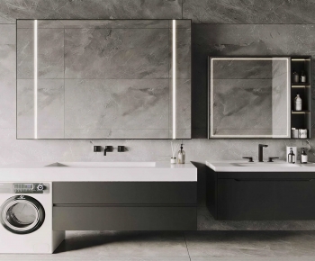 Modern Bathroom Cabinet-ID:500957972