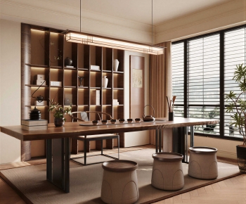 New Chinese Style Tea House-ID:592473039