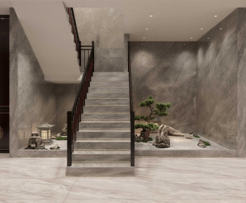New Chinese Style Stairwell-ID:314749002