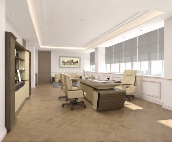 Simple European Style Manager's Office-ID:827303896