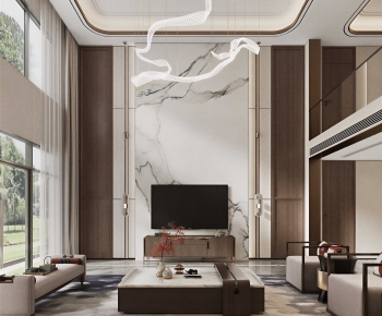 New Chinese Style A Living Room-ID:270719052