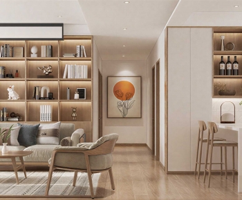 Modern A Living Room-ID:704870941