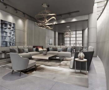 Industrial Style A Living Room-ID:710796125