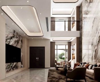 Modern A Living Room-ID:110220946