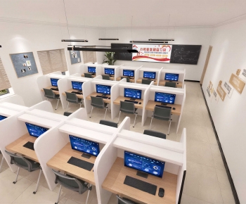 Modern Smart Classroom-ID:594835048
