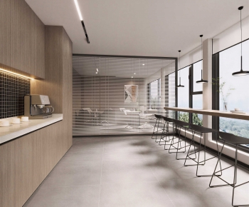 Modern Office Tea Room-ID:968136073