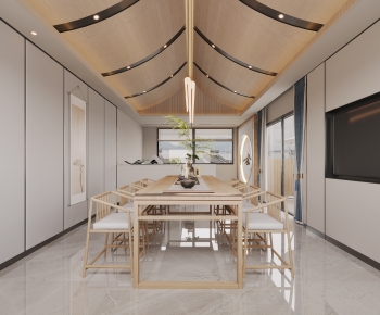 New Chinese Style Tea House-ID:241680177