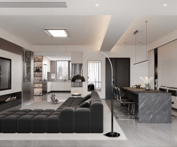 Modern A Living Room-ID:849195964