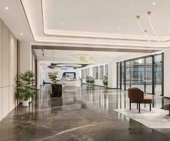 Modern Office Reception Desk-ID:202899933