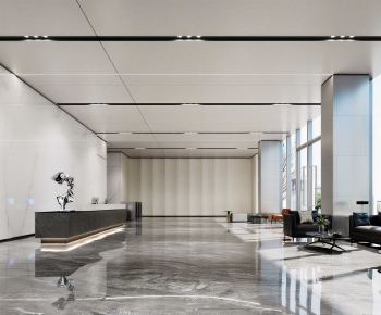 Modern Office Reception Desk-ID:455598124