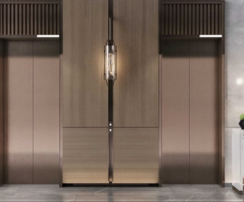 Modern Office Elevator Hall-ID:160829075