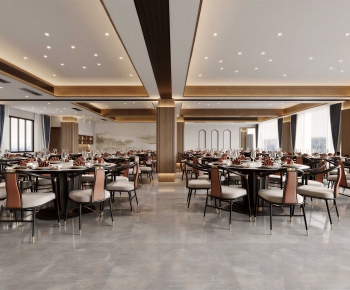 New Chinese Style Banquet Hall-ID:853847988