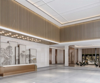 New Chinese Style Lobby Hall-ID:654757989