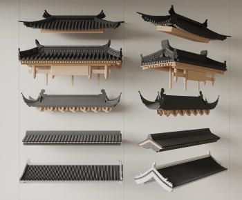 New Chinese Style Building Component-ID:928271066