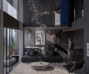 Modern A Living Room-ID:105731969