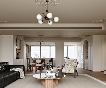 French Style A Living Room-ID:496273044