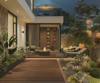 Modern Courtyard/landscape-ID:337889912