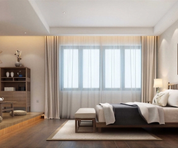 New Chinese Style Bedroom-ID:888762954