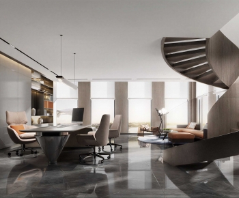 Modern Manager's Office-ID:923774968