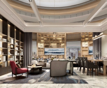 New Chinese Style Exhibition Hall-ID:464875948