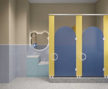 Modern Children's Restroom-ID:383250953