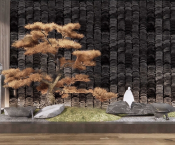 New Chinese Style Plant Landscaping-ID:118058923