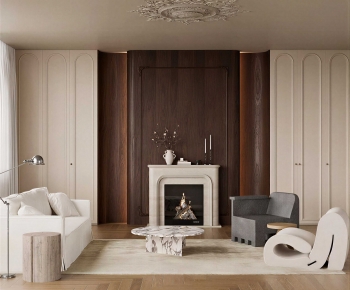 French Style A Living Room-ID:146972892