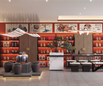 New Chinese Style Exhibition Hall-ID:868482116