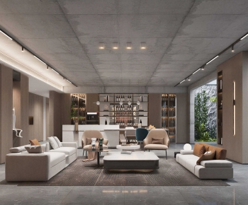 Modern A Living Room-ID:495734939