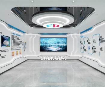 Modern Exhibition Hall-ID:133475076