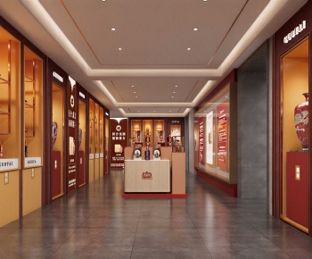 New Chinese Style Exhibition Hall-ID:559010584