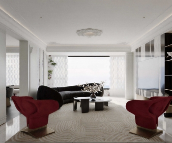 French Style A Living Room-ID:994095096