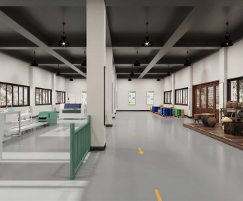 Modern Factory Floor/warehouse-ID:599838027