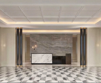 Modern Office Reception Desk-ID:175467972