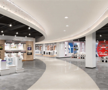 Modern Exhibition Hall-ID:469317912