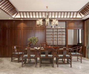 New Chinese Style Tea House-ID:527013067