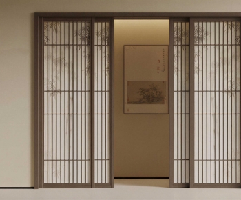 New Chinese Style Sliding Door-ID:217546949