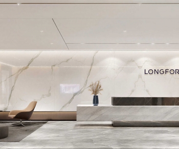 Modern Office Reception Desk-ID:492939003