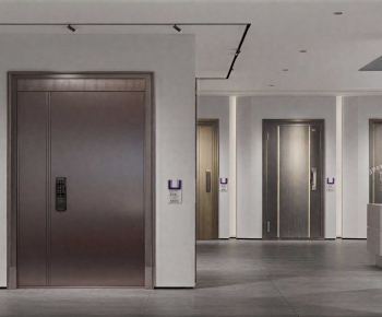 Modern Exhibition Hall-ID:392510896