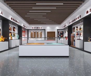 Modern Exhibition Hall-ID:739851003