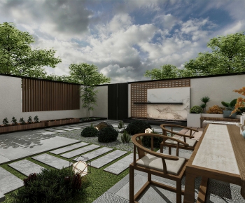 New Chinese Style Courtyard/landscape-ID:503148086