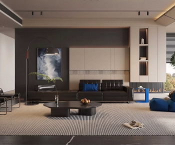 Modern A Living Room-ID:724124917